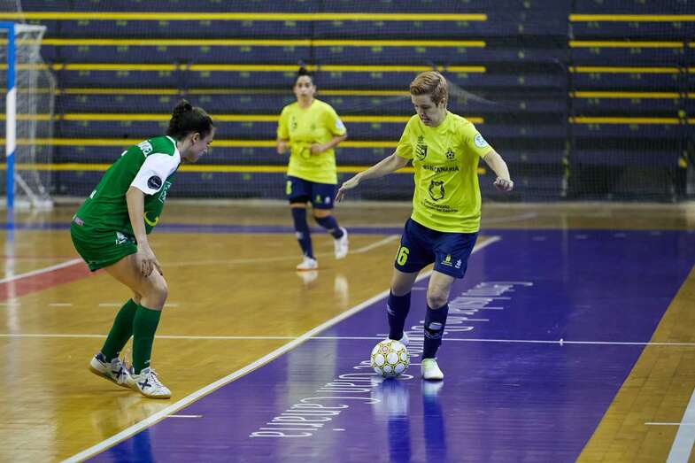 Imagen de un partido de esta temporada del Teldeportivo/TA.